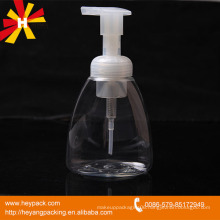 oval shape pet plastic soap pump bottle